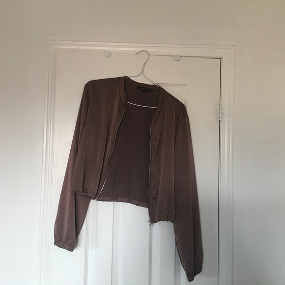 Satin Bomber Jacket - Picture 1 of 1